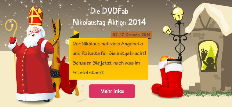 Software Infos & Software Tipps @ Software-Infos-24/7.de | DVDFab Nikolaustag Aktion 